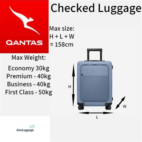 qantas checked luggage